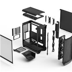 FRACTAL DESIGN Meshify 3 Black RGB TG Light Tint