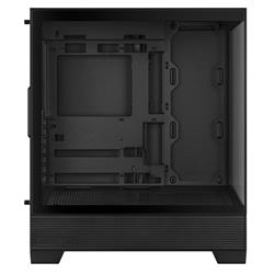 ASUS A31Boîtier de jeu moyen tour ATX, Verre trempé double face Noir