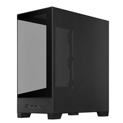 ASUS A31Boîtier de jeu moyen tour ATX, Verre trempé double face Noir