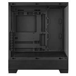 ASUS A31Boîtier de jeu moyen tour ATX, Verre trempé double face Noir