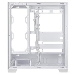 ASUS A31 ATX Mid-Tower Gaming Case, Dual-sided tempered glass, White