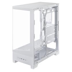 ASUS A31 ATX Mid-Tower Gaming Case, Dual-sided tempered glass, White