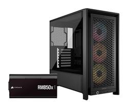 CORSAIR FRAME 4000D RS ARGB Modular Mid-Tower PC Case + RM850x Shift PSU