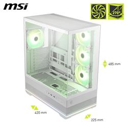 MSI MAG PANO 110R PZ WHITE Mid-Tower Case