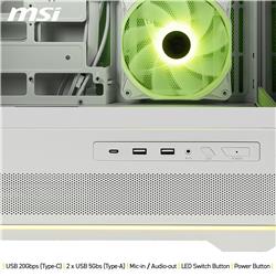 MSI MAG PANO 110R PZ WHITE Mid-Tower Case