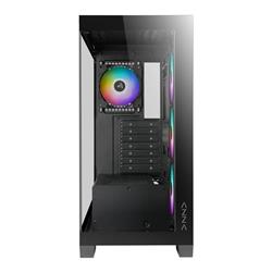 AZZA COVE Black 570B Mid Tower ATX Gaming Computer Case, Bac