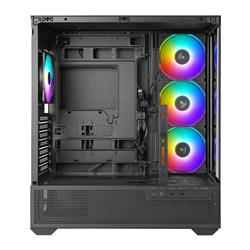 AZZA TIARA 501B Boîtier d'ordinateur de jeu ATX noir de taille moyenne