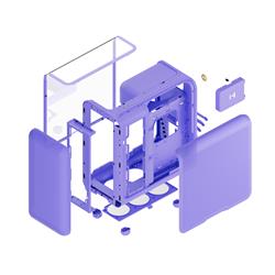 HYTE X50 X50 Mid Tower Taro Milk