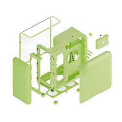 HYTE X50 X50 Mid Tower Matcha Milk