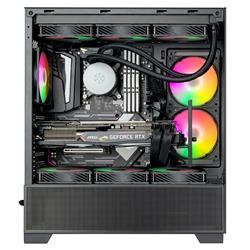 SilverStone Lucid 05 Panoramic Mid Tower Black