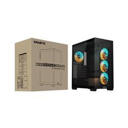 GIGABYTE C500 PANORAMIC STEALTH PC Case, Black