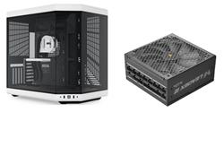 HYTE Y70, White/Black PC Case + Super Flower Leadex III 850W Power Supply