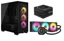 CORSAIR iCUE LINK 3500X RGB PC Case + TITAN 360 RX RGB AIO + RM1000e PSU