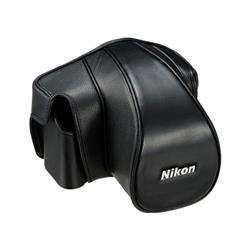 Nikon CF-DC6B Leather Case Set (Black) - For Nikon Df