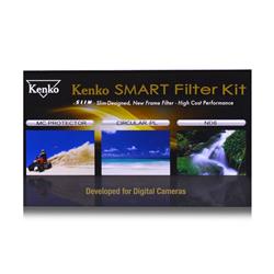 Kenko SLIM KIT Clr Protector, Circular PL Filter, Neutral Density 8 (37 mm)