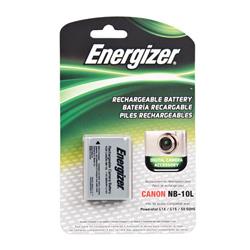 Energizer ENB-C10L Digital Replacement Battery for Canon NB-10L | For Canon G1X, G15, SX-40 & SX-50 cameras