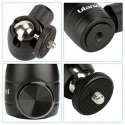 Ulanzi U-30 Mini Ball Head with 1/4 Screw Hole, Black (U-30)