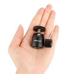 Ulanzi U-30 Mini Ball Head with 1/4 Screw Hole, Black (U-30)