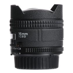 Nikon AF FX Fisheye-NIKKOR 16 mm f/2.8D | Full-frame Fisheye Lens Lens | 180-degree Angle of View