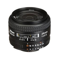 Nikon AF FX NIKKOR 24 mm f/2.8D | Compact Ultra-Wide-Angle Lens | 84-degree Angle of View