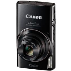 Canon PowerShot ELPH 360 HS Compact Digital Camera (Black)