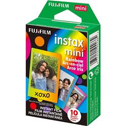 FUJIFILM Instax Mini Rainbow Instant Film | Single Pack 10 Exposures