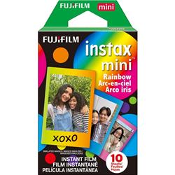 FUJIFILM Instax Mini Rainbow Instant Film | Single Pack 10 Exposures