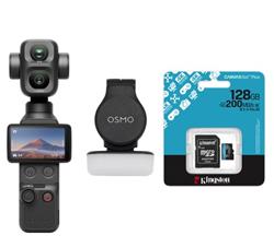 DJI Osmo Pocket 4P, Standard Combo + Kingston Canvas Go Plus 128GB