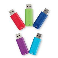 Verbatim PinStripe 32GB USB 3.2 Gen 1 5 Pack - Flash Drive (70388)