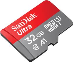 SanDisk Ultra microSD 32GB 120MB/s C10 UHS U1 A1 Card+Adapter Silver