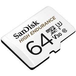 SanDisk High Endurance microSD 64GB 100/40MB/s U3 V30 C10   White