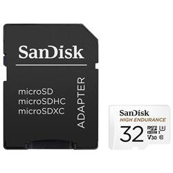 SanDisk High Endurance microSD 32GB 100/40MB/s U3 V30 C10   White