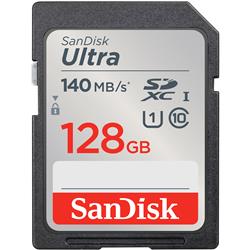 SanDisk Ultra SD 128GB 140MB/s C10 U1 UHS 4x6 Blister  Silver