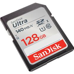 SanDisk Ultra SD 128GB 140MB/s C10 U1 UHS 4x6 Blister  Silver