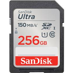 SanDisk Ultra SD 256GB 150MB/s C10 U1 UHS 4x6 Blister  Silver