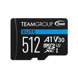 TEAMGROUP Elite A1 512GB microSDXC 4K UHD UHS-I U3 V30 A1 High Speed Flash Memory Card