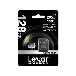 LEXAR SILVER PLUS 128GB microSDXC A2  V30