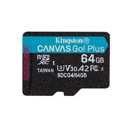 Kingston Canvas Go Plus G4 64GB microSDXC UHS-I U3 A2 V30