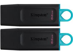 KINGSTON DataTraveler Exodia 64GB USB 3.2 Gen 1 2-Pack - Flash Drive