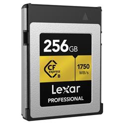 Lexar Professional 256GB CFexpress Type B Memory Card, Up to 1750MB/s Read, Raw 8K Video Recording (LCXEXPR256G-RNENG)