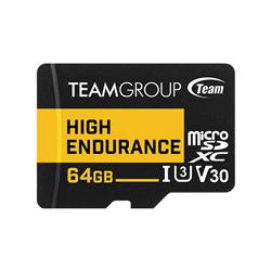 TEAMGROUP High Endurance 64 Go microSDXC UHS-I U3 A1 V30