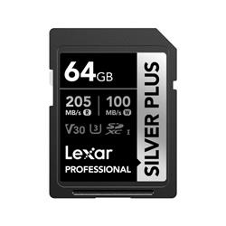 Lexar 64GB SDXC UHS-I U3 V30 C10 - SD Card LSDSIPL064G-BNNNU