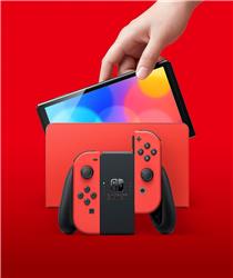 Nintendo Switch (OLED Model) Console - Mario Red Edition