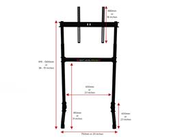 NEXT LEVEL RACING Free Standing Single Monitor Stand (NLR-A011)