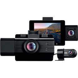 GekoGear Scout Pro Dash Cam | 3-Channel Dashcam (2K Super HD Front Vie