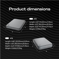 SEAGATE Expansion Portable 2TB Black External Hard Drives