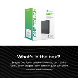 SEAGATE One Touch Portable 4TB Grey External Hard Drives