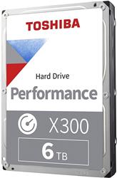 Toshiba X300 Performance 6TB 256MB SATA3 Internal Hard Drive