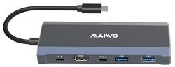 Maiwo 6-in-1 USB 3.2 Docking Station + M.2 NVMe/SSD Enclosure(Open Box)