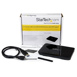 Startech 2.5IN USB 3.0 External SATA III SSD Hard Drive Enclosure With UASP (S2510BPU33)